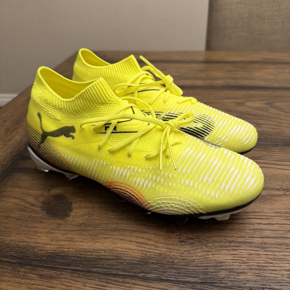 Puma Future 8 Match Women's FG AG Soccer Cleats Shoes, Yellow, Size 7 …B33